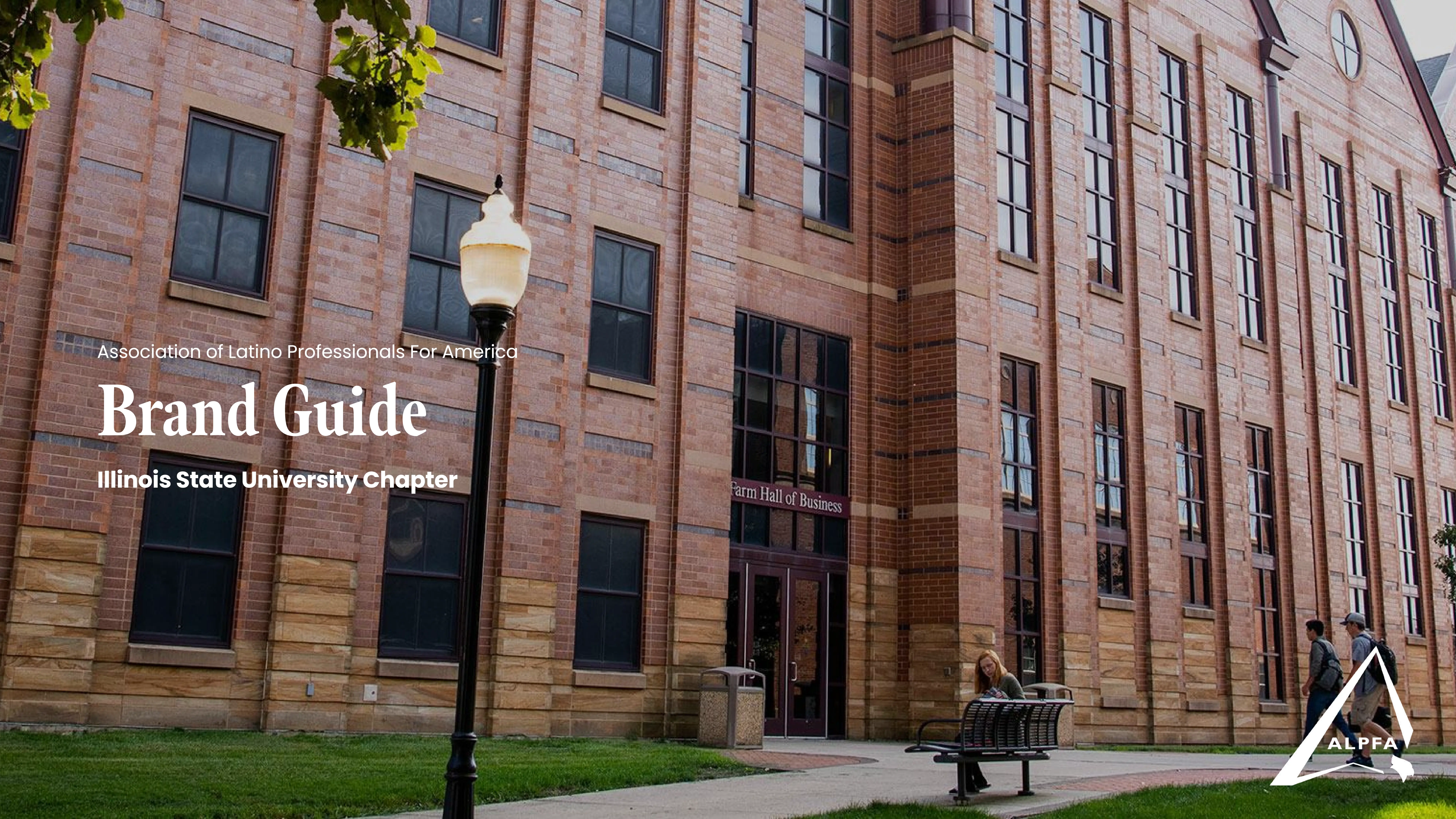 Cover of the ALPFA Illinois State brand guide